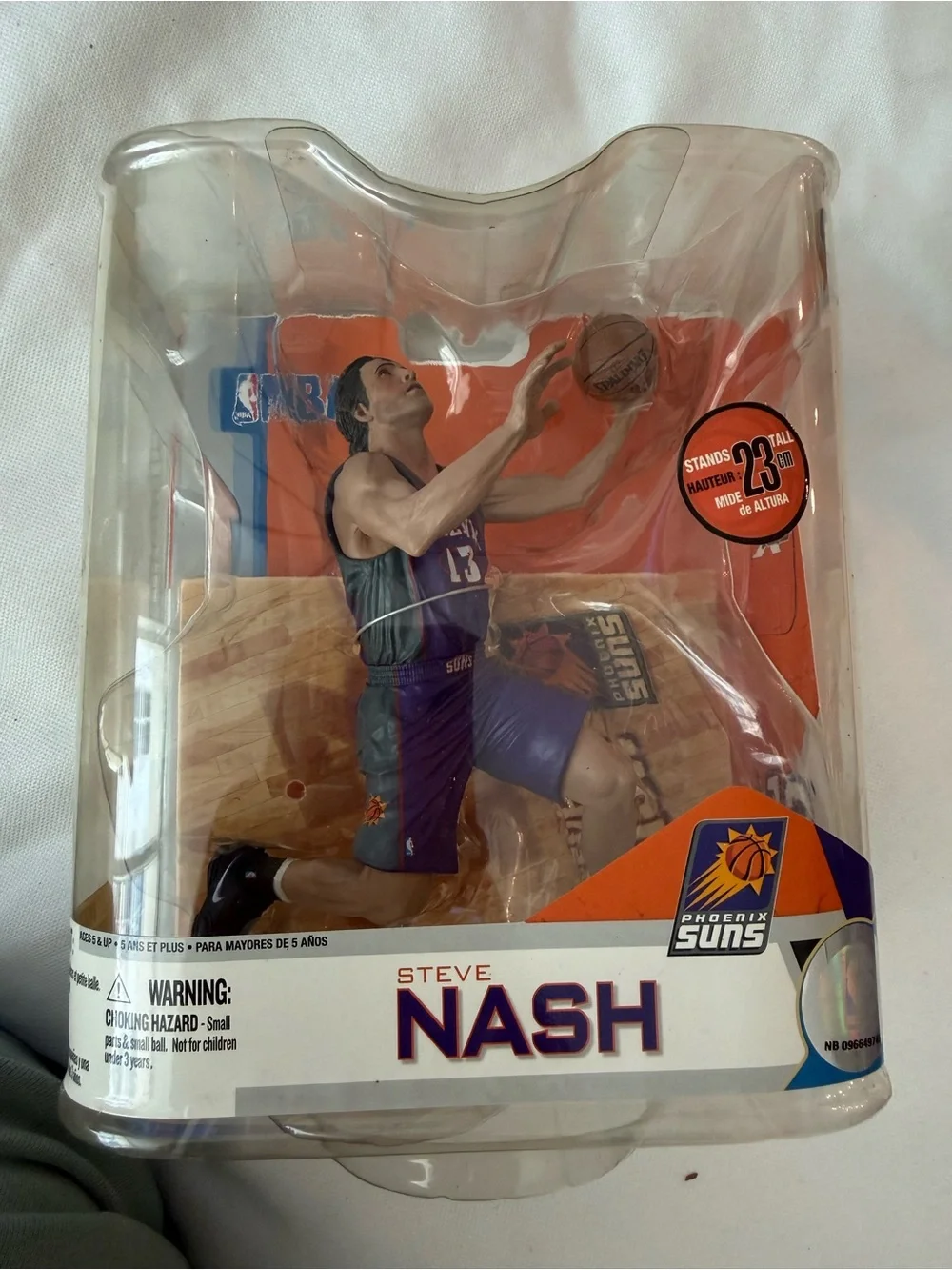 NBA Phoenix Suns Steve Nash Purple Orange Action Figure